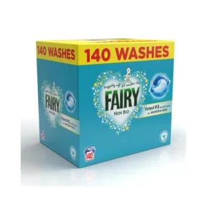 【NO.1!!!. sale !!! over 10000 sold !!!!】Fairy Non Bio Pods. 140 Washes. Laundry Detergent. Washing Liquid Tablets/Capsules – tasty