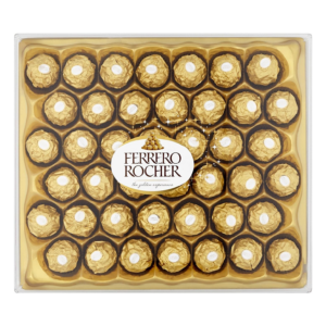 【Flash Sale】Ferrero Rocher Pralines Large Chocolate Box Covered in Milk Chocolate and Nuts – Box of 42 (525g)